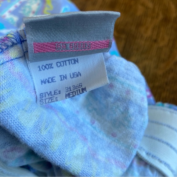 VINTAGE 80s RARE OP OCEAN PACIFIC PRINTED HIGH RISE PULL ON COTTON SHORTS - Picture 16 of 16